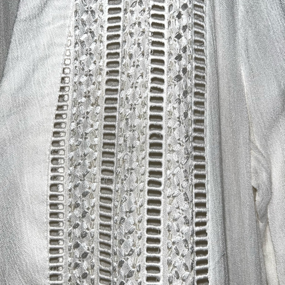 William Rast Cream Top - Picture 2 of 4